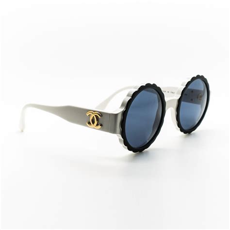 chanel white flower sunglasses|chanel sunglasses women white.